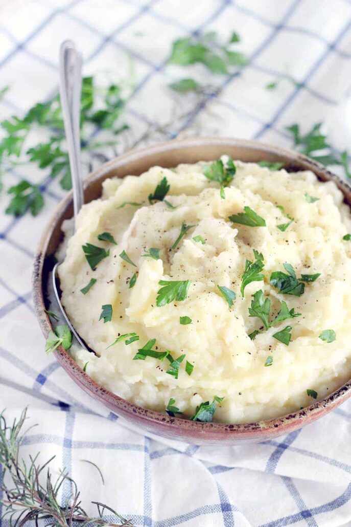 MLW Thanksgiving Recipe - Rosemary-Infused-Potato-and-Cauliflower-Mash