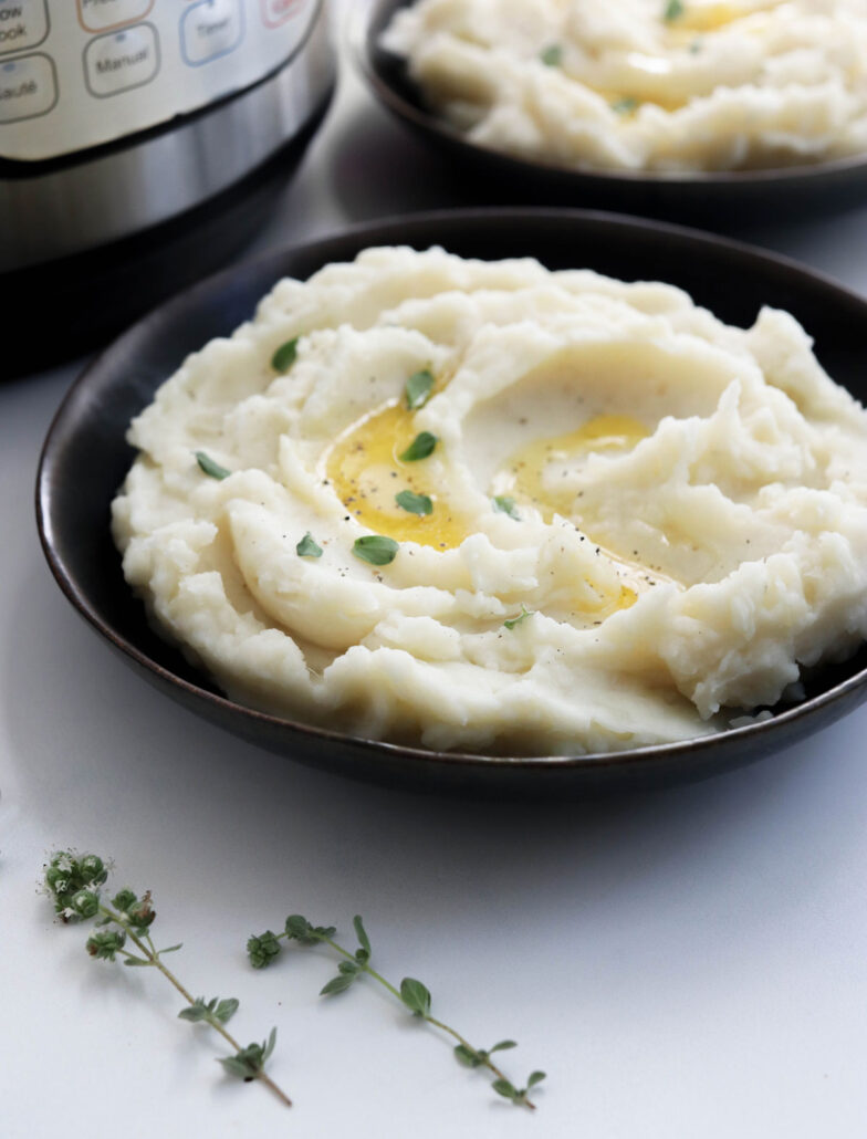 MLW Thanksgiving Recipe - fluffy-instant-pot-mashed-potatoes